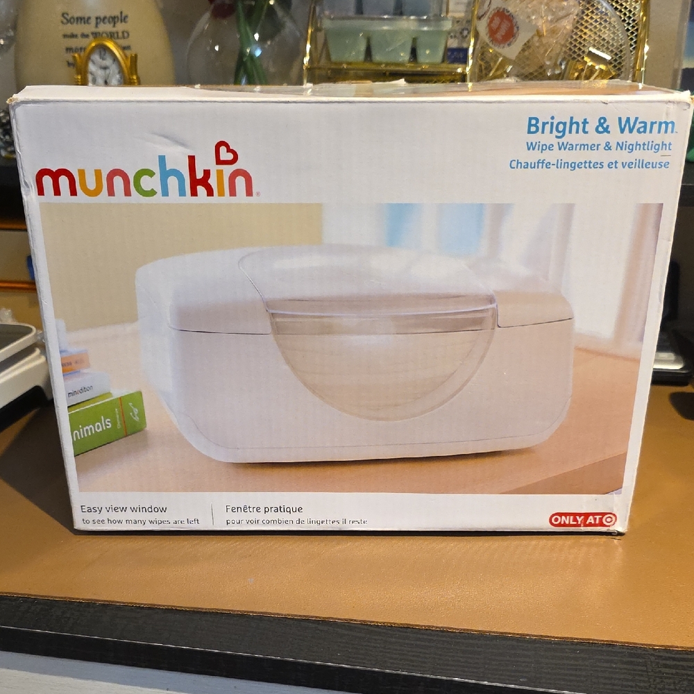 Munchkin Bright & Warm Wipe Warmer in White